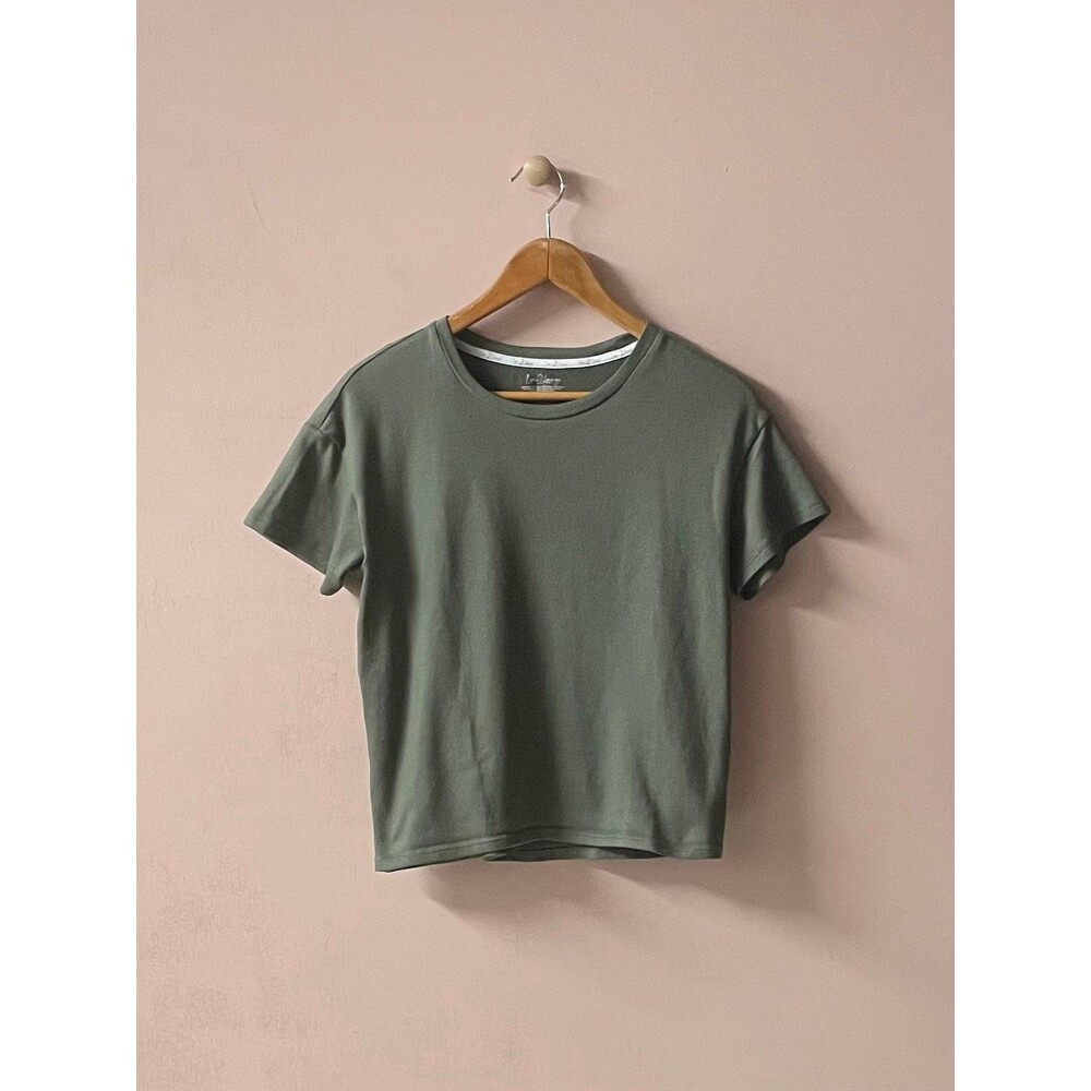 Love2Lounge Olive Green Knit Lounge Shirt Size XS